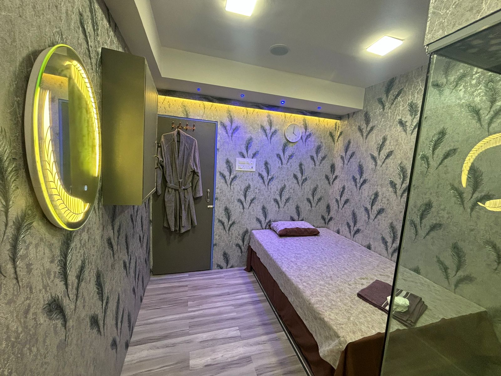 Luxury body massage spa interior